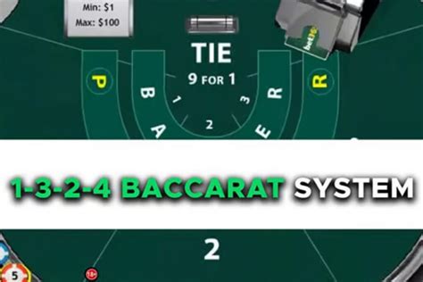 1324 baccarat system  In the 1324 betting system, you start by betting 1 currency unit (e